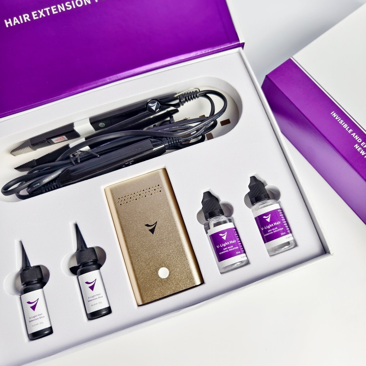 V-light Hair Extensions Experience kit (free shiping)New Packaging Upgraded