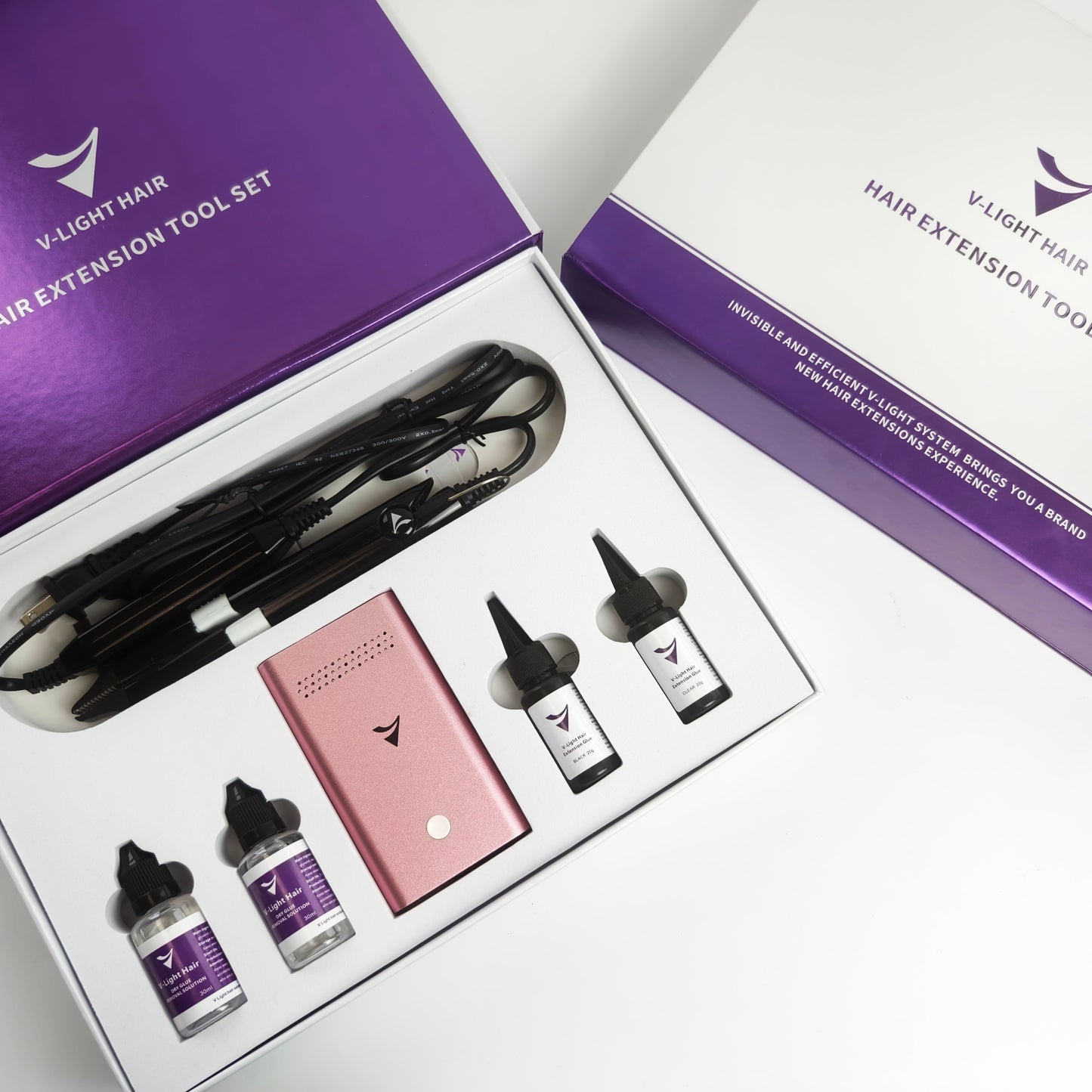 V-light Hair Extensions Experience kit (free shiping)New Packaging Upgraded
