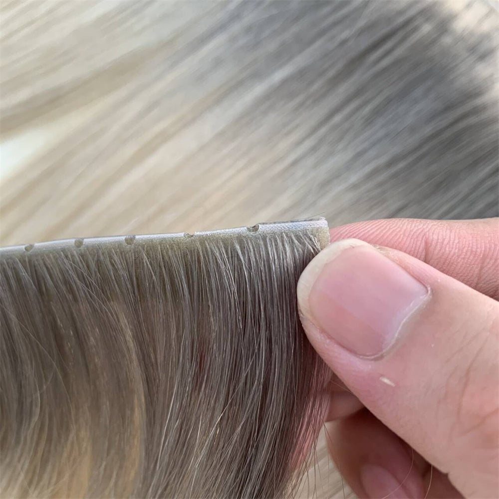 Invisible Butterfly weft / virgin hair 10A Light color
