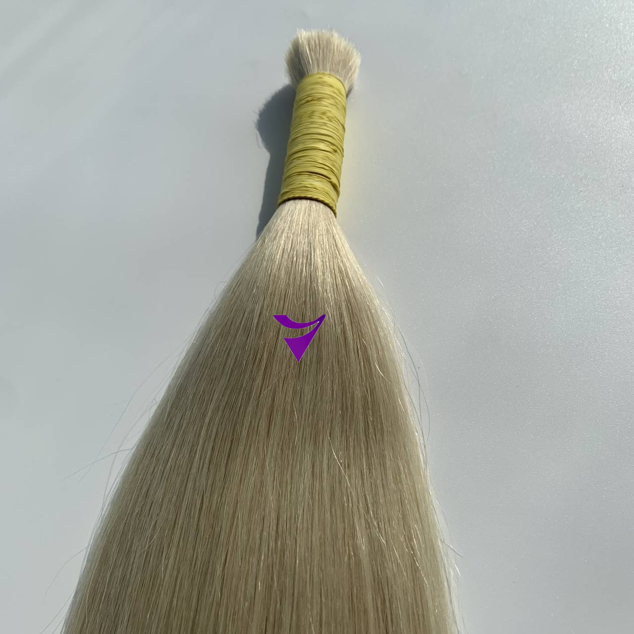 Bulk Human Hair Extensions-- Virgin hair light color