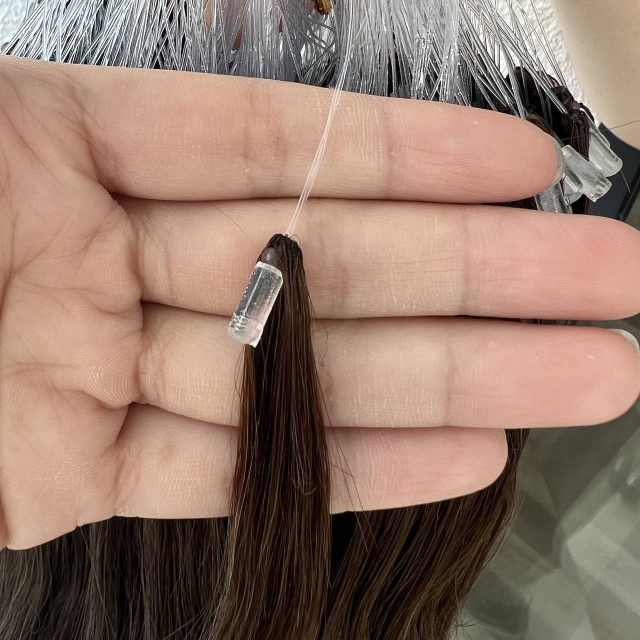 New trendy feather hair extensions -- IF2 hair extension/ Light colors