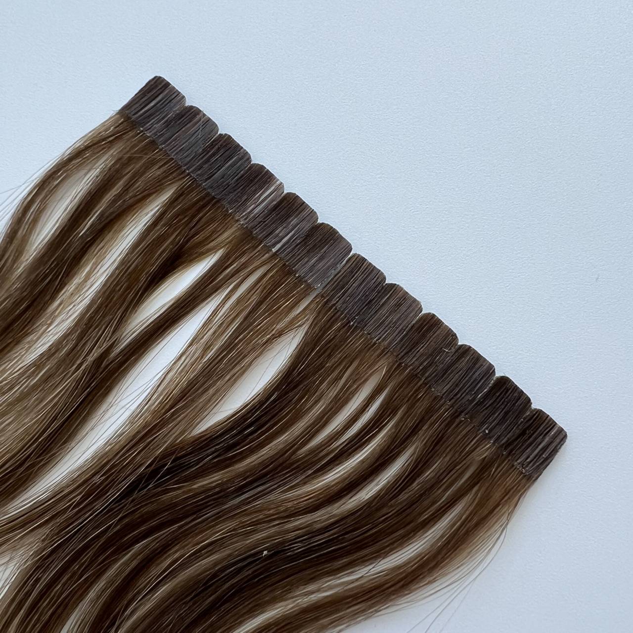Mini Tape In Hair Extensions – 9A Virgin hair/ Dark Color