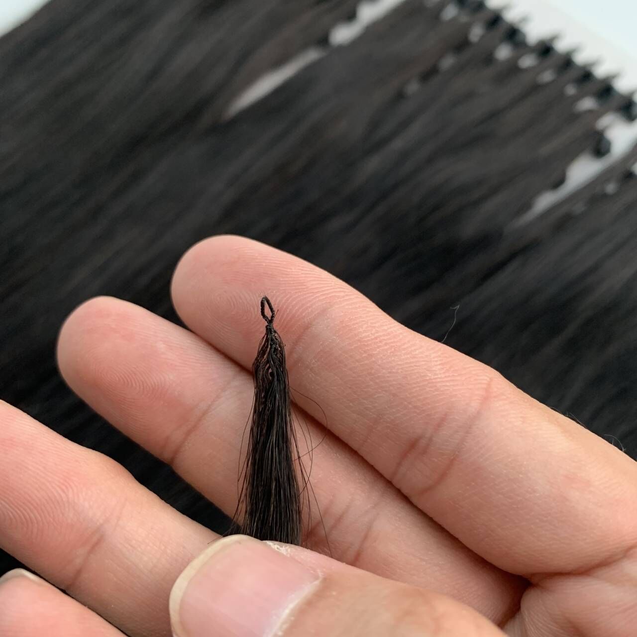 6D-3 hair extension Dark Color /100g