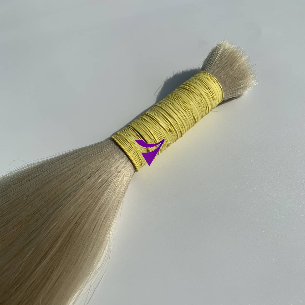 Bulk Human Hair Extensions-- Virgin hair light color