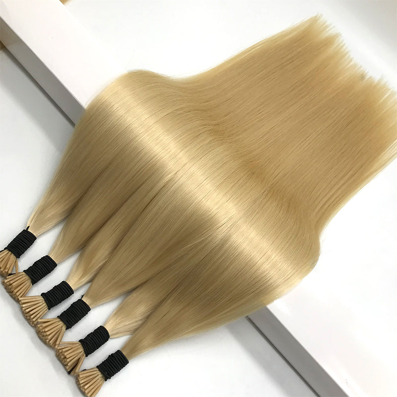 I tip 9A Virgin hair Light color 100g
