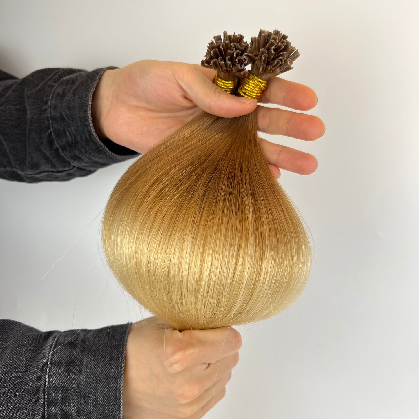 U tip 9A/ Virgin hair light color /100g