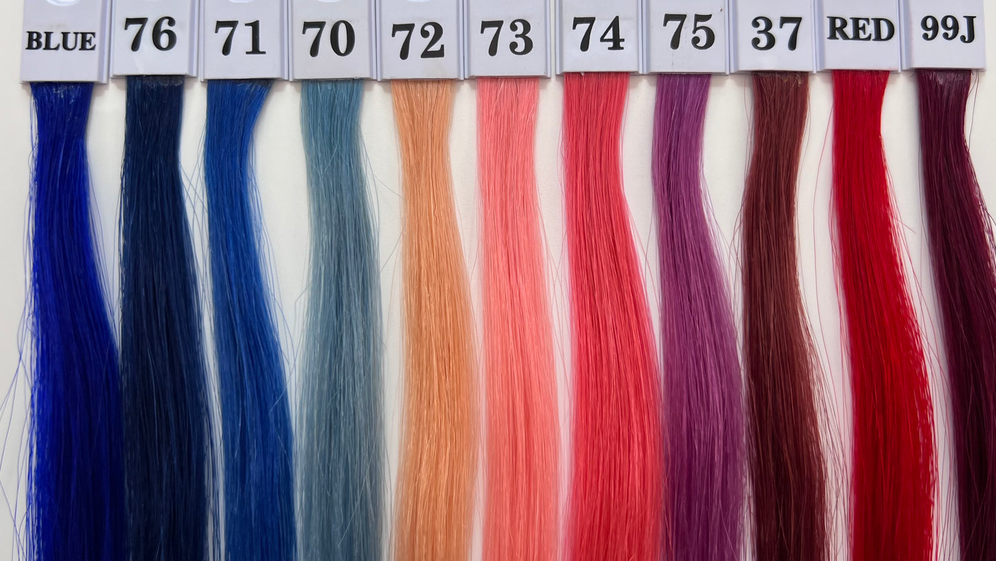 V-LIGHT hair extension piece 9A Virgin hair light colors 150g