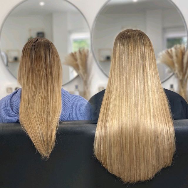 V-LIGHT hair extension piece/ 9A Remy hair /Light Color / 150g