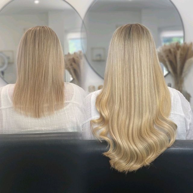 V-LIGHT hair extension piece/ 9A Remy hair /Light Color / 150g
