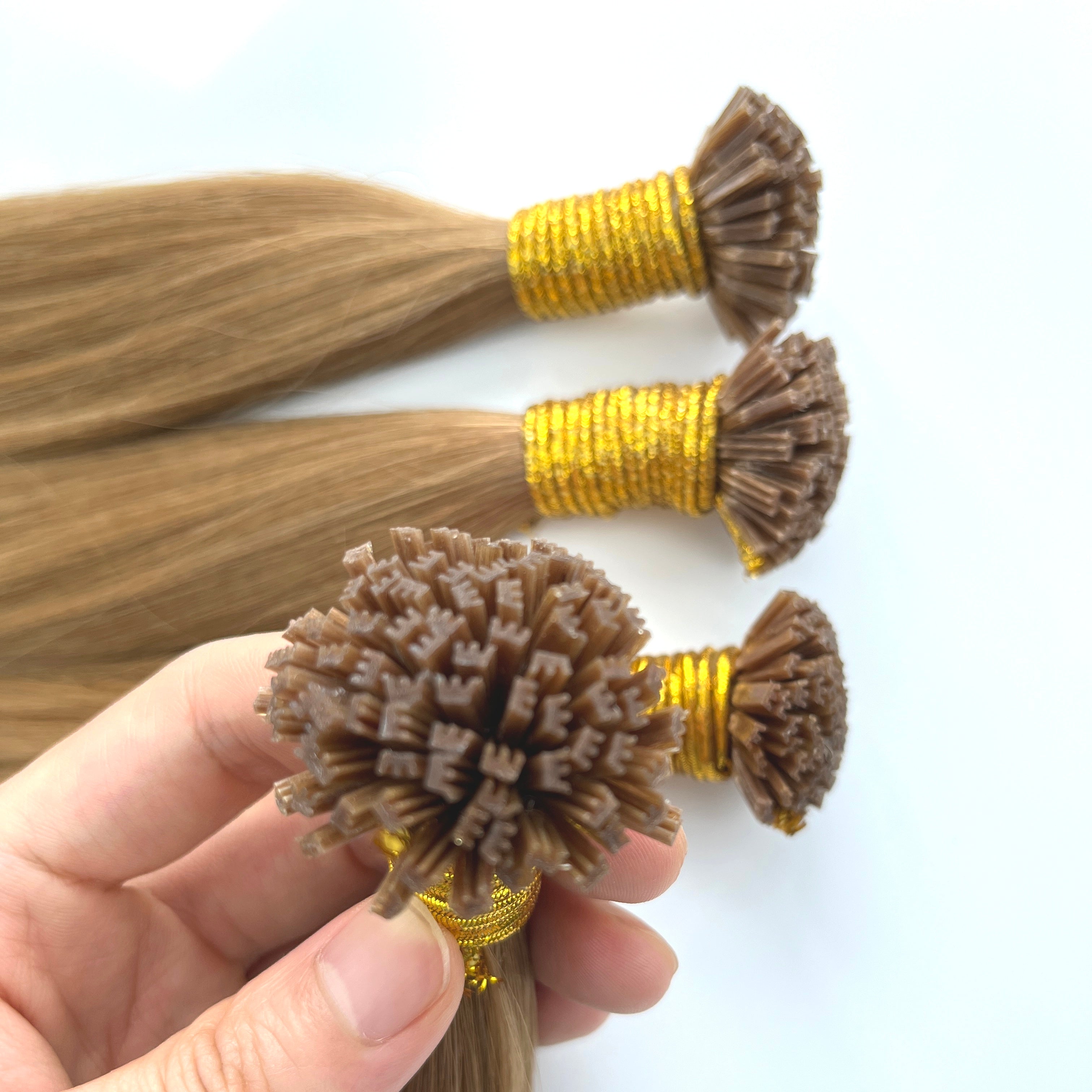 M tip 9A/ Virgin hair light color /100g
