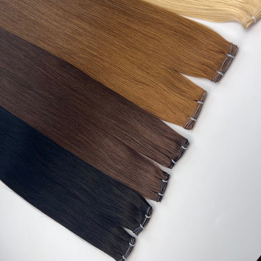 Genius Hair Weft/ 9A Remy Hair/ Dark Color