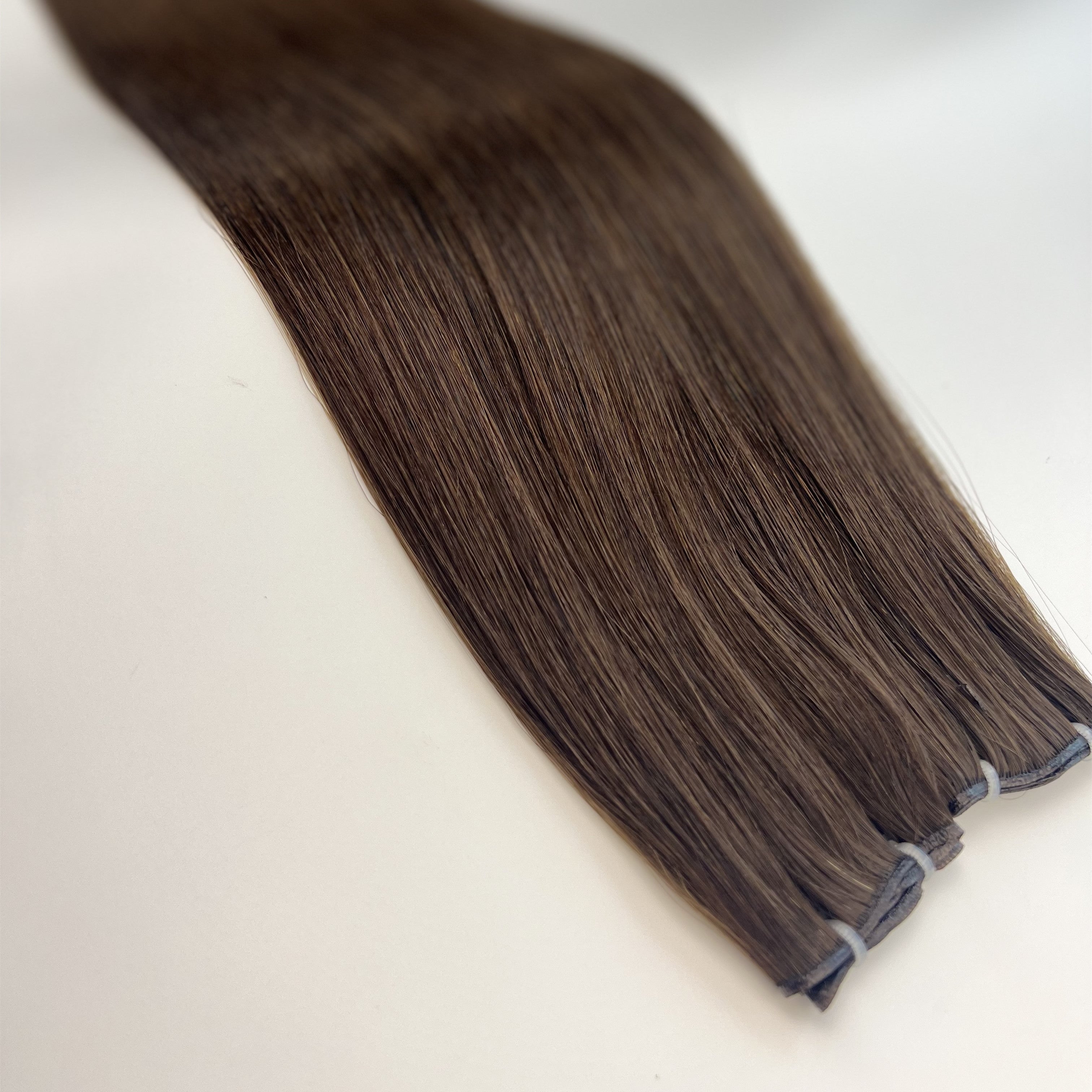 Genius Hair Weft / double drawn 10A / Dark color 100g