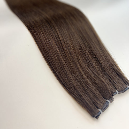 Genius Hair Weft  9A / Virgin Hair / Dark color  100g