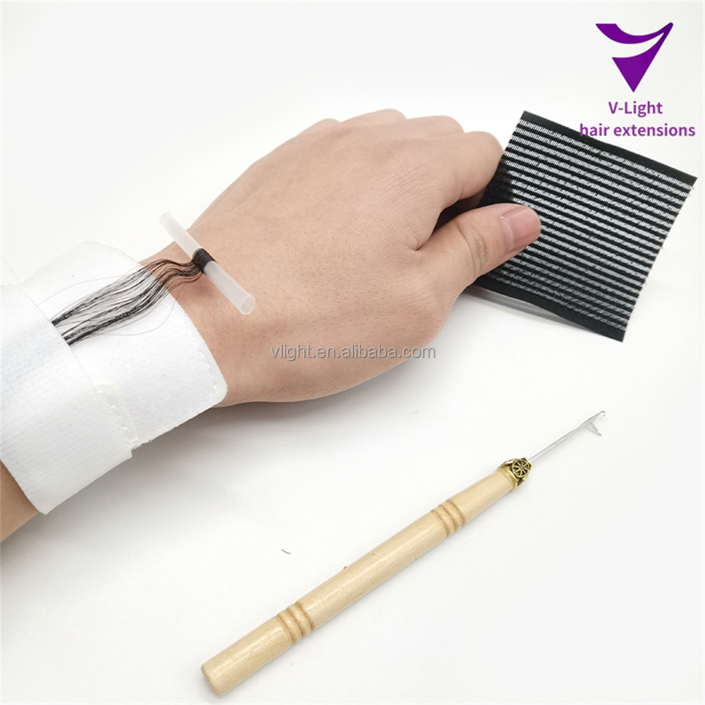 Zero-feeling straw hair extension fillers / 10A 2hair/strand