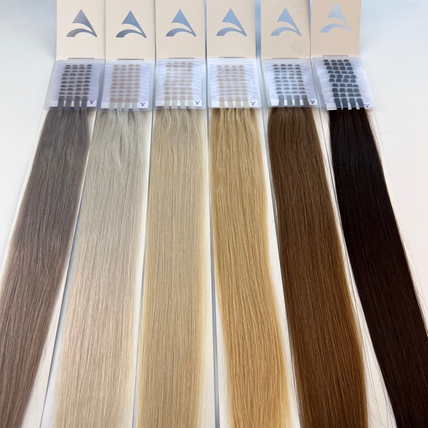 V Light hair extension / Remy hair/ 9A Dark color