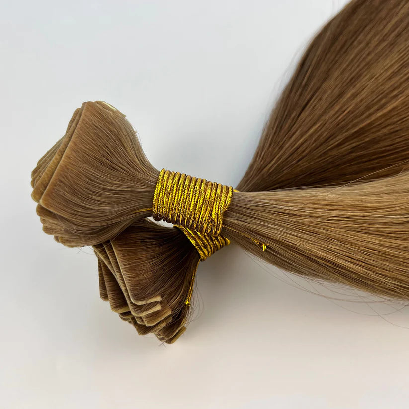 Invisible tape hair extension /9A Virgin hair Dark color