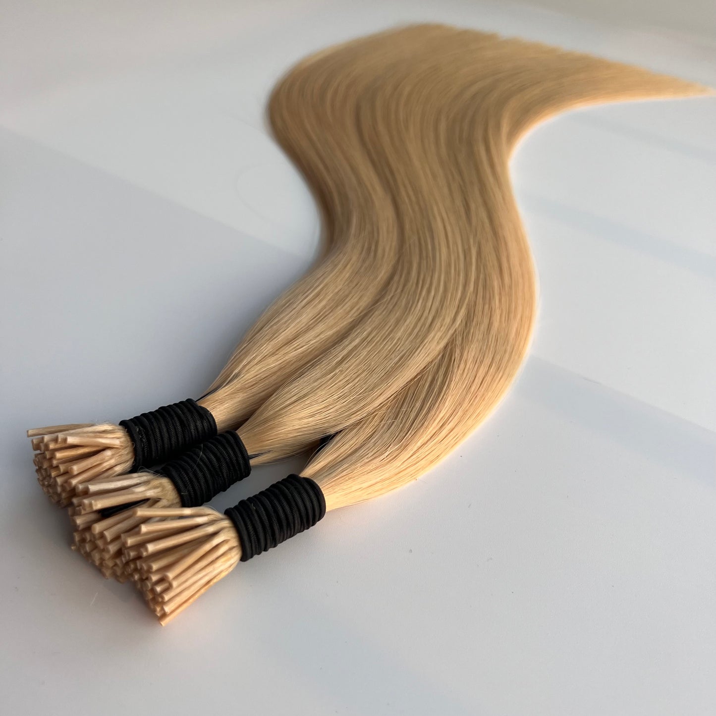 I-Tip hair extensions 20" Virgin 10A double pull hair 100g (free shipping)