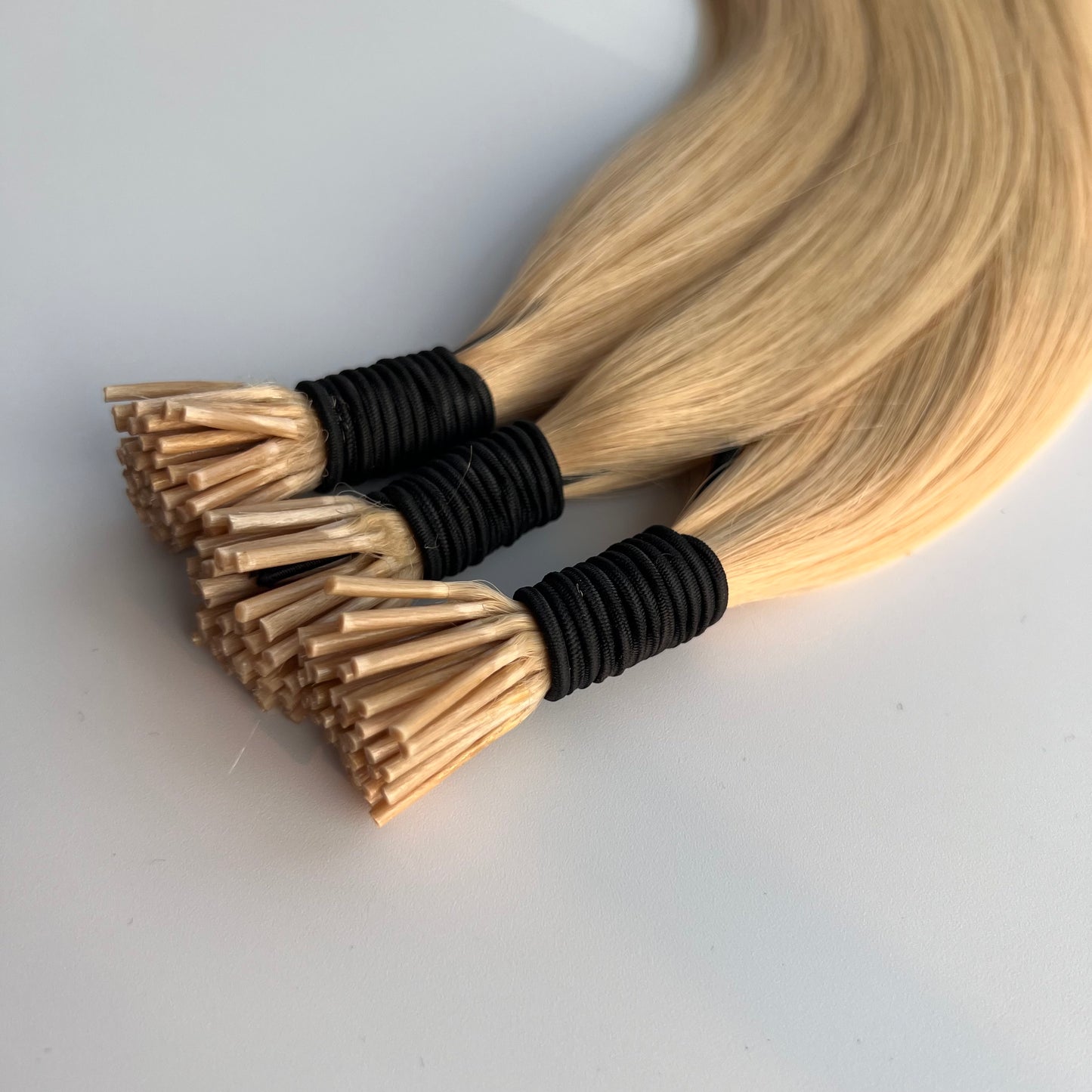 I-Tip hair extensions 20" Virgin 10A double pull hair 100g (free shipping)