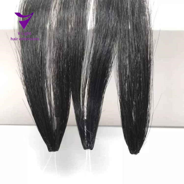 IF2 invisible feather hair extensions /100% human hair/ dark color