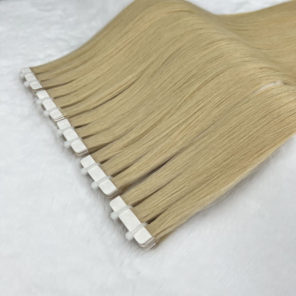 Invisible Tape-in-hair /9A Remy hair Light color