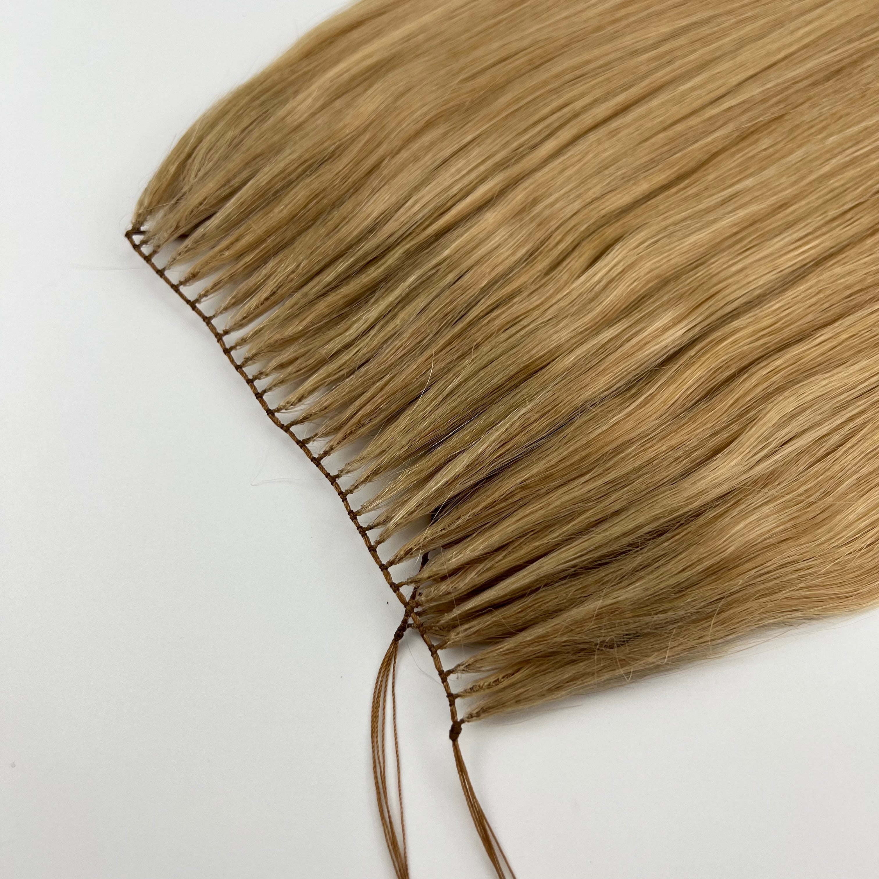 Feather weft hair extension/ single drawn 9A/ Light color