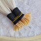 Nano ring elastic thread tip hair extension /9A Light color/ 100g