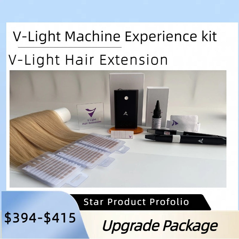 V-light Hair Extensions Experience kit  （free shiping）New Packaging Upgraded