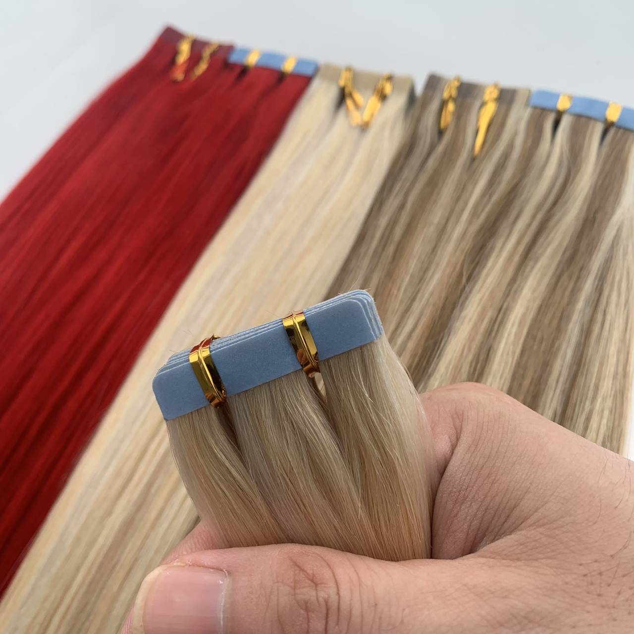 Tape-in Hair / single darwn 9A / Light color