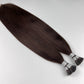 I tip hair extensions / 9A / Dark color/ 100g