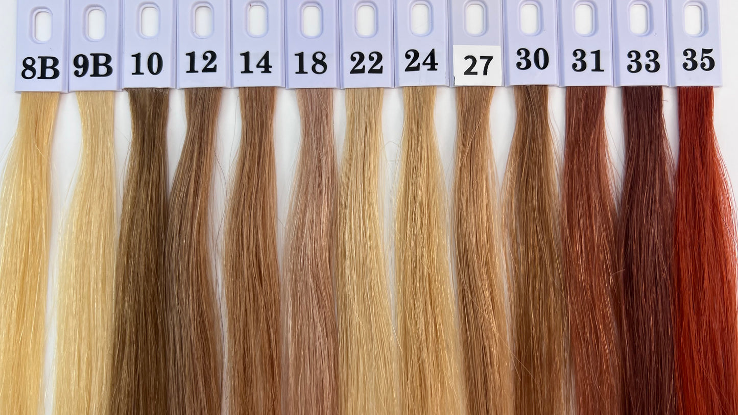 Tape-in Hair  9A  Flat tip/ Remy hair Light color