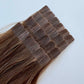 Mini Tape In Hair Extensions – 9A /  Dark Color