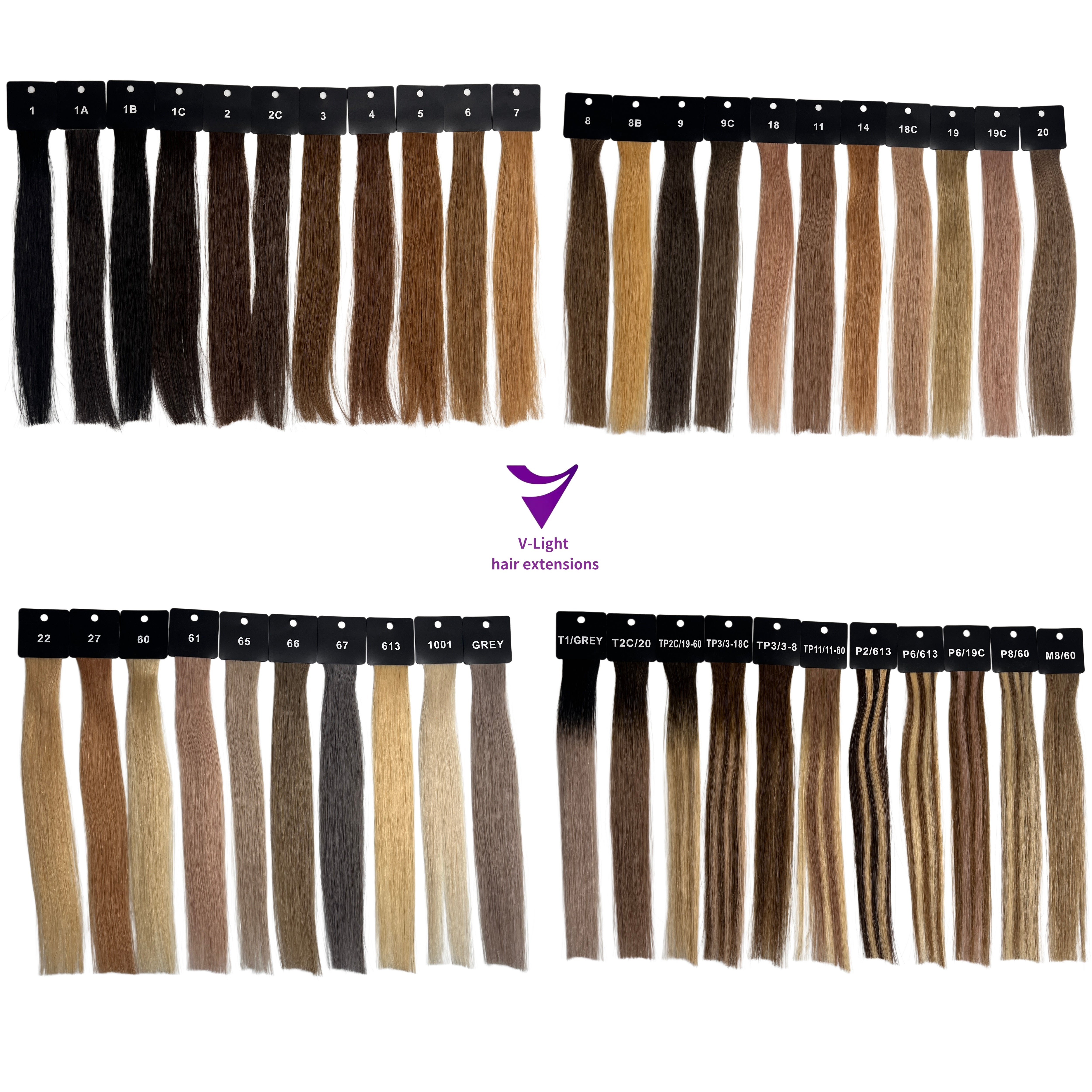 V-Light Hair® Premium Virgin Hair Color Ring