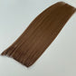 Feather weft hair extension /100% Virgin hair 10A / Dark color/100g