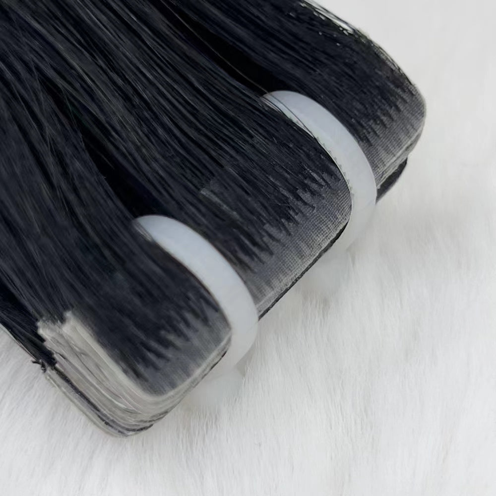 Invisible Tape-in-hair/ double drawn 10A/ Dark color 100g