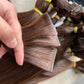 Invisible Tape-in-hair/ double drawn 10A/ Dark color 100g