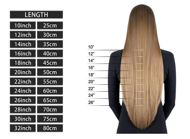 Flat tip  hair extensions / 9A / Dark color  100g