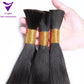 Bulk Hair Extensions-- Virgin hair dark color