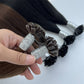 Flat tip  hair extensions / 9A / Dark color  100g