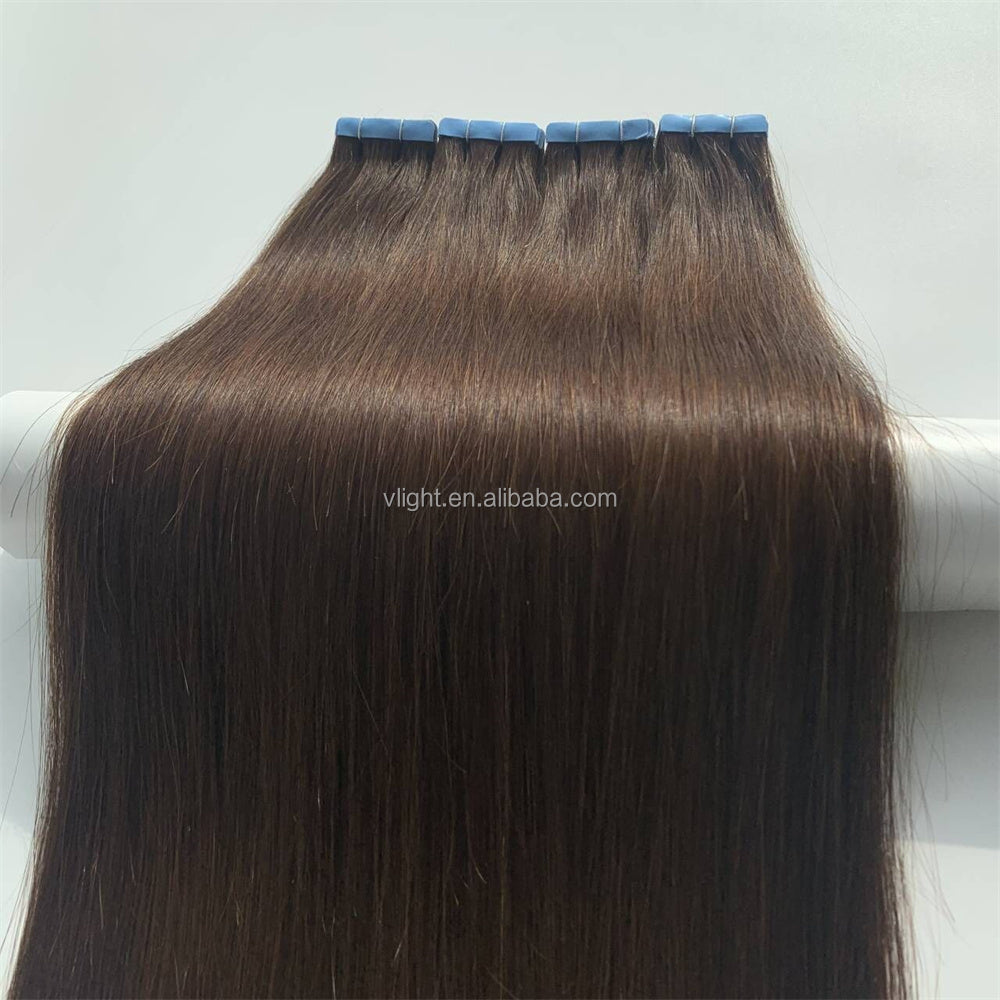 Invisible Tape Hair / 9A Remy hair/ Dark color 100g