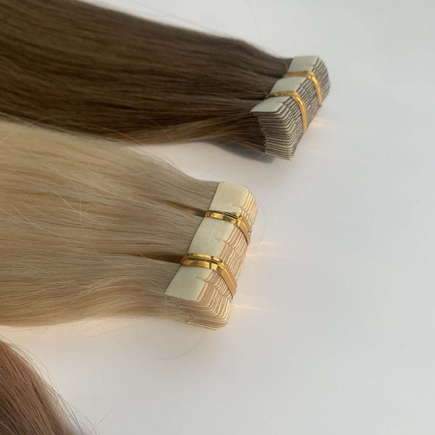 Mini tape in hair / double drawn 10A/ light color