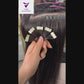 Tape-in hair extansion piece  6 strands/piece     9A/ Virgin hair light color