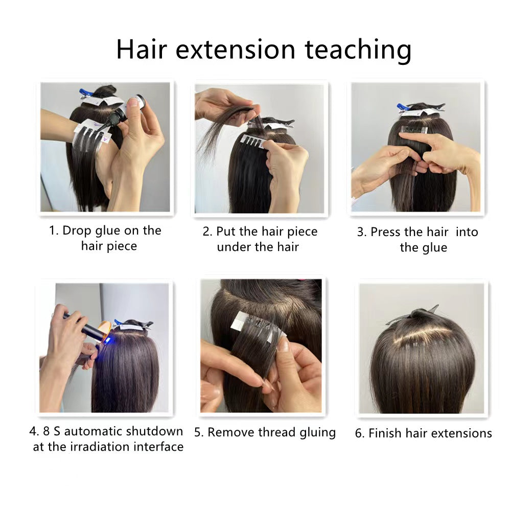 V light 10D Hair Extensions Experience kit free shiping