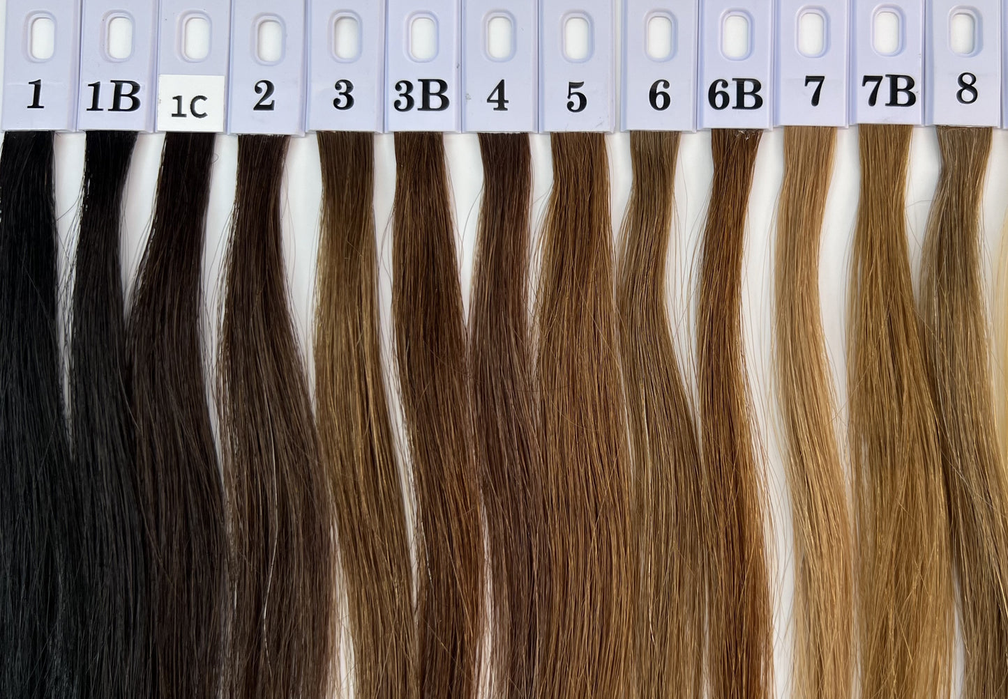 V-LIGHT hair extension piece  9A Virgin hair/ Dark Color /30 g per packet