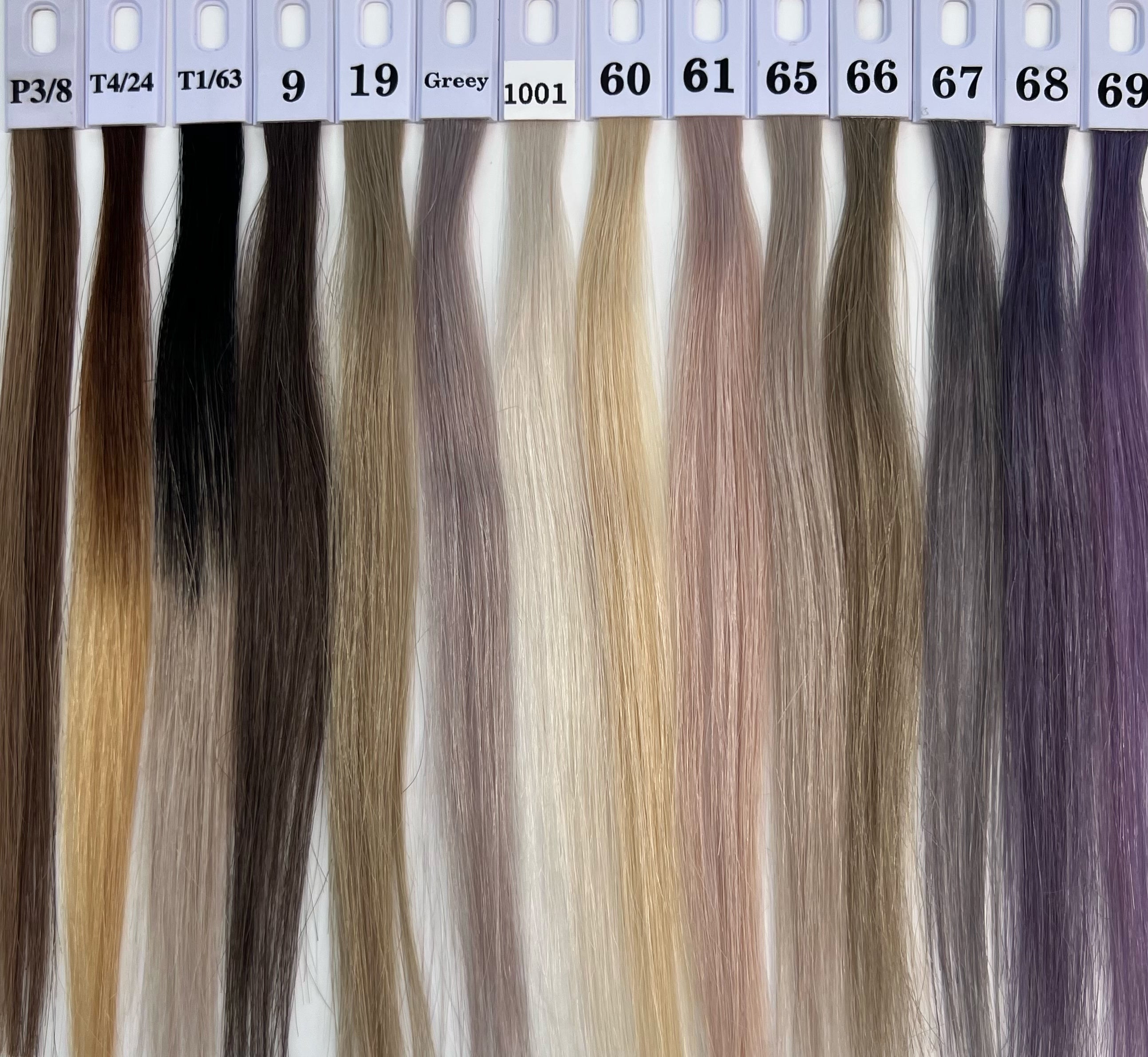 V-LIGHT hair extension piece  9A Virgin hair light colors 150g