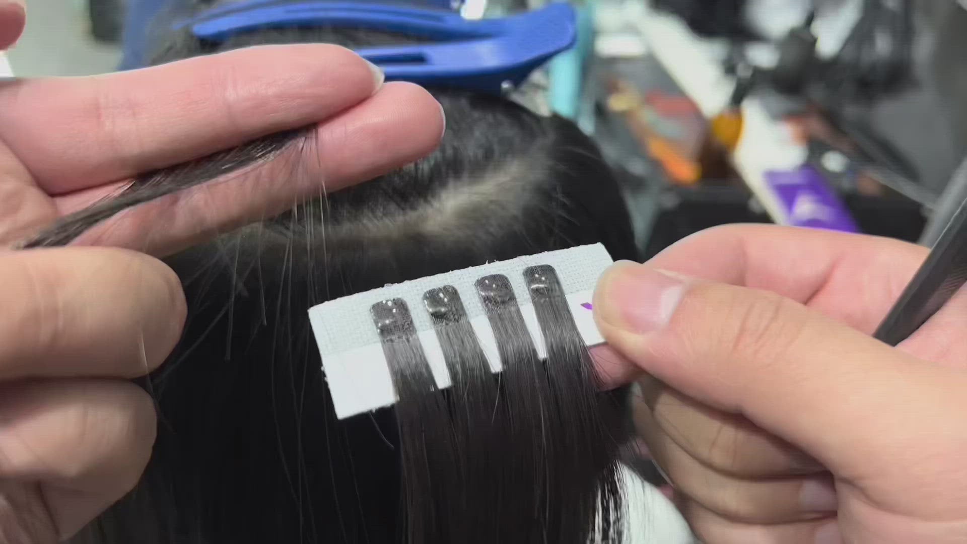 Hair hotsell extensions video