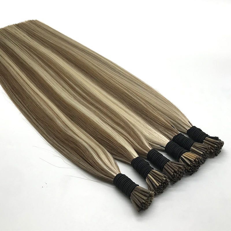 I tip  9A  Virgin hair Light color  100g