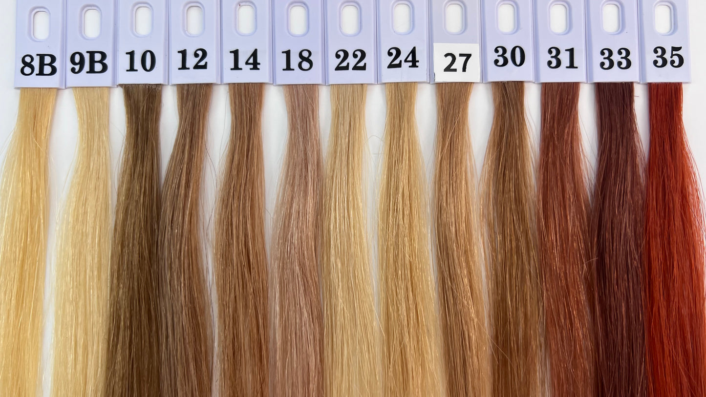 Genius Hair Weft/ 9A Remy hair/ Light Color 100g