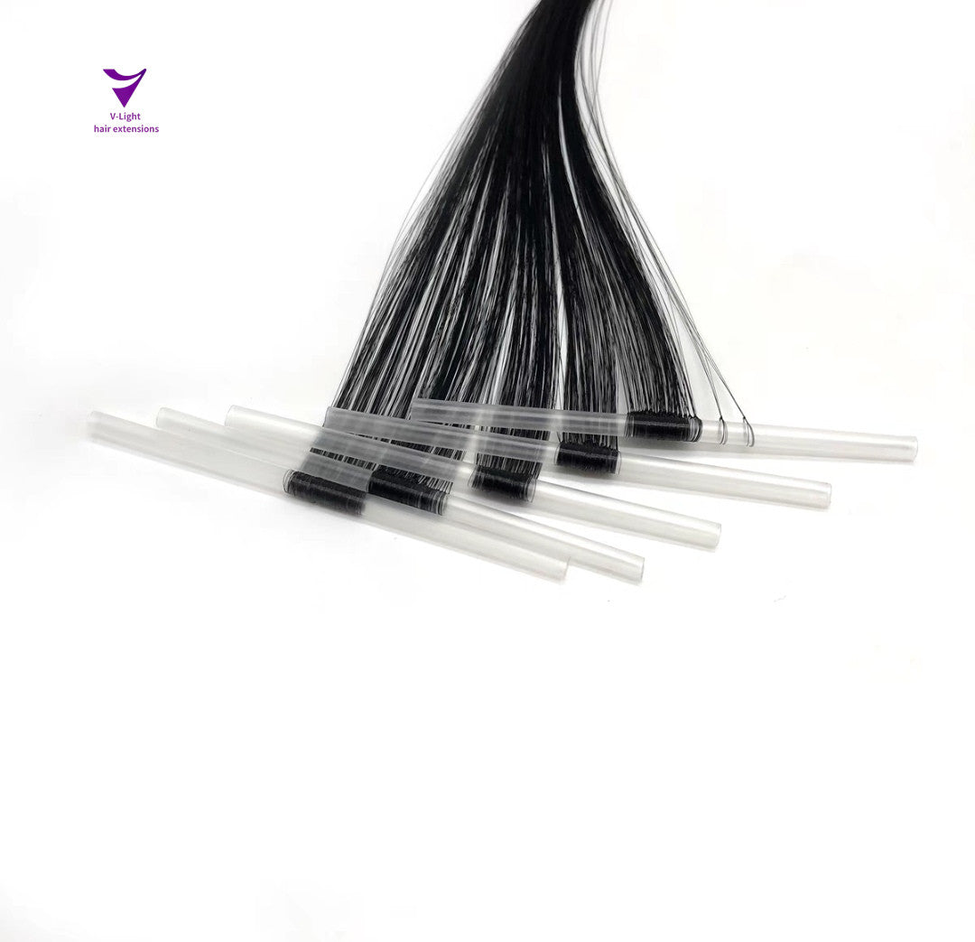 Zero-feeling straw hair extension fillers / 10A 4 hair/strand